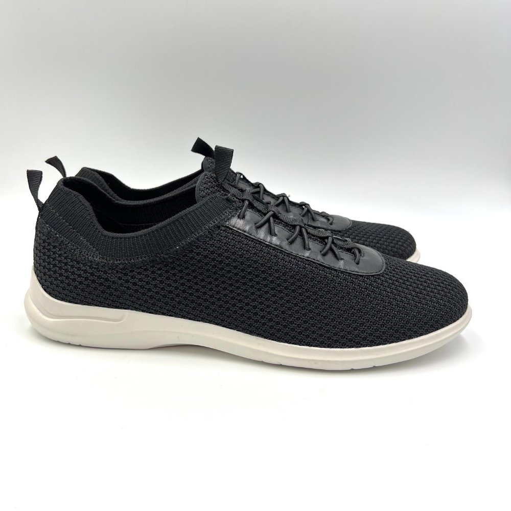 Aravon Womens Size 10 PC Mesh‎ Bungee Black Knit Casual Comfort Sneakers Shoes